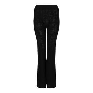 Givenchy 4G Monogram Knit Leggings Black Womens
